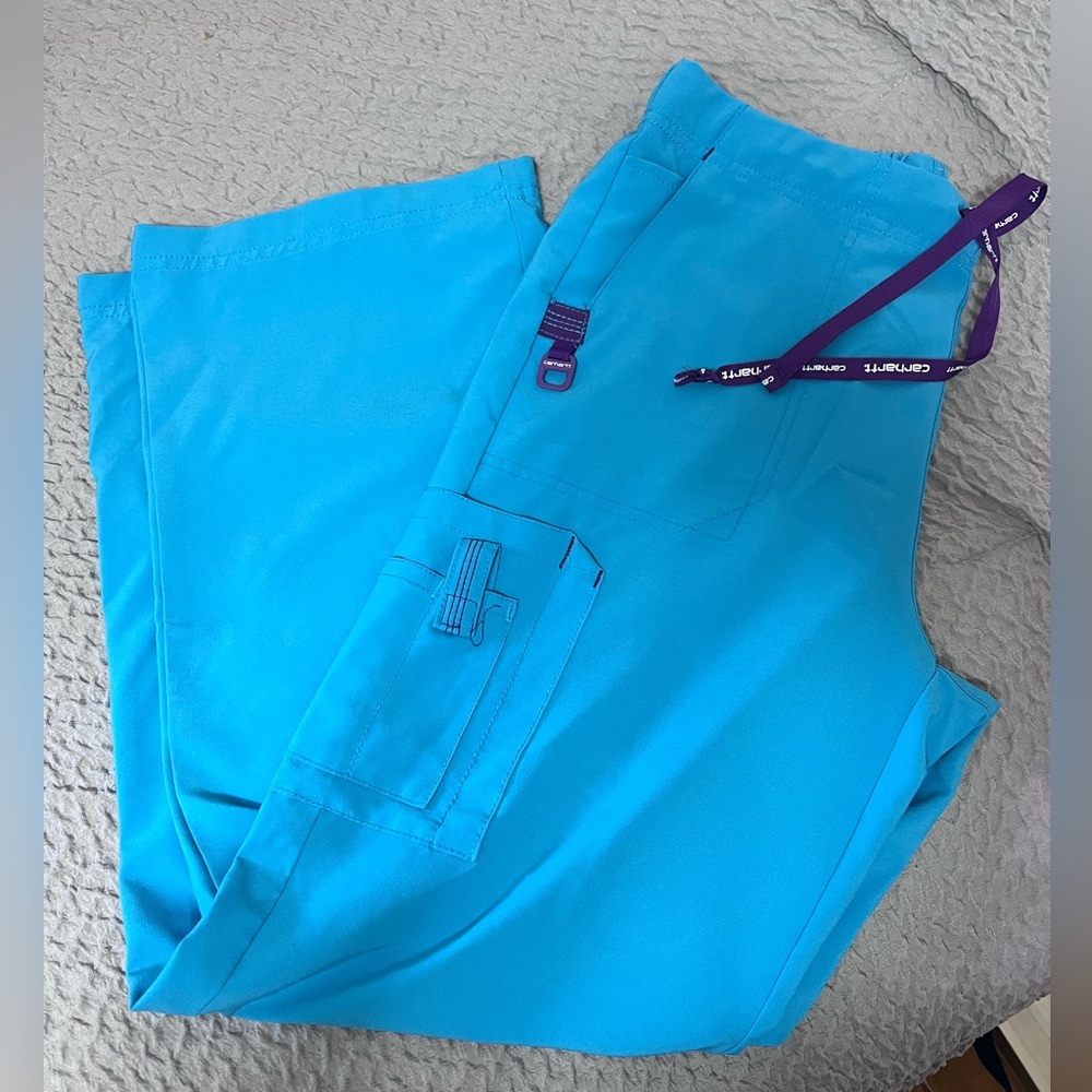 Carhartt blue scrub pants size medium